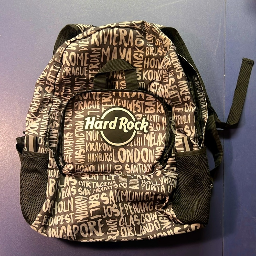Hard Rock Cafe Folding Backpack